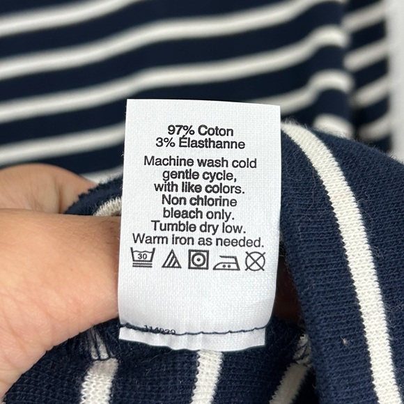 J.Crew Maritime Stripe Oversized Shift Dress - Picture 3 of 6